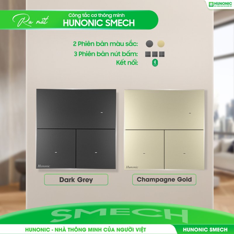 Công Tắc Cơ Thông Minh Hunonic Smech 23 tính năng hunonic smech